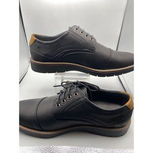 Akademiks Men Size 11 Color Black with Tan  Lace Up Shoe Brand New